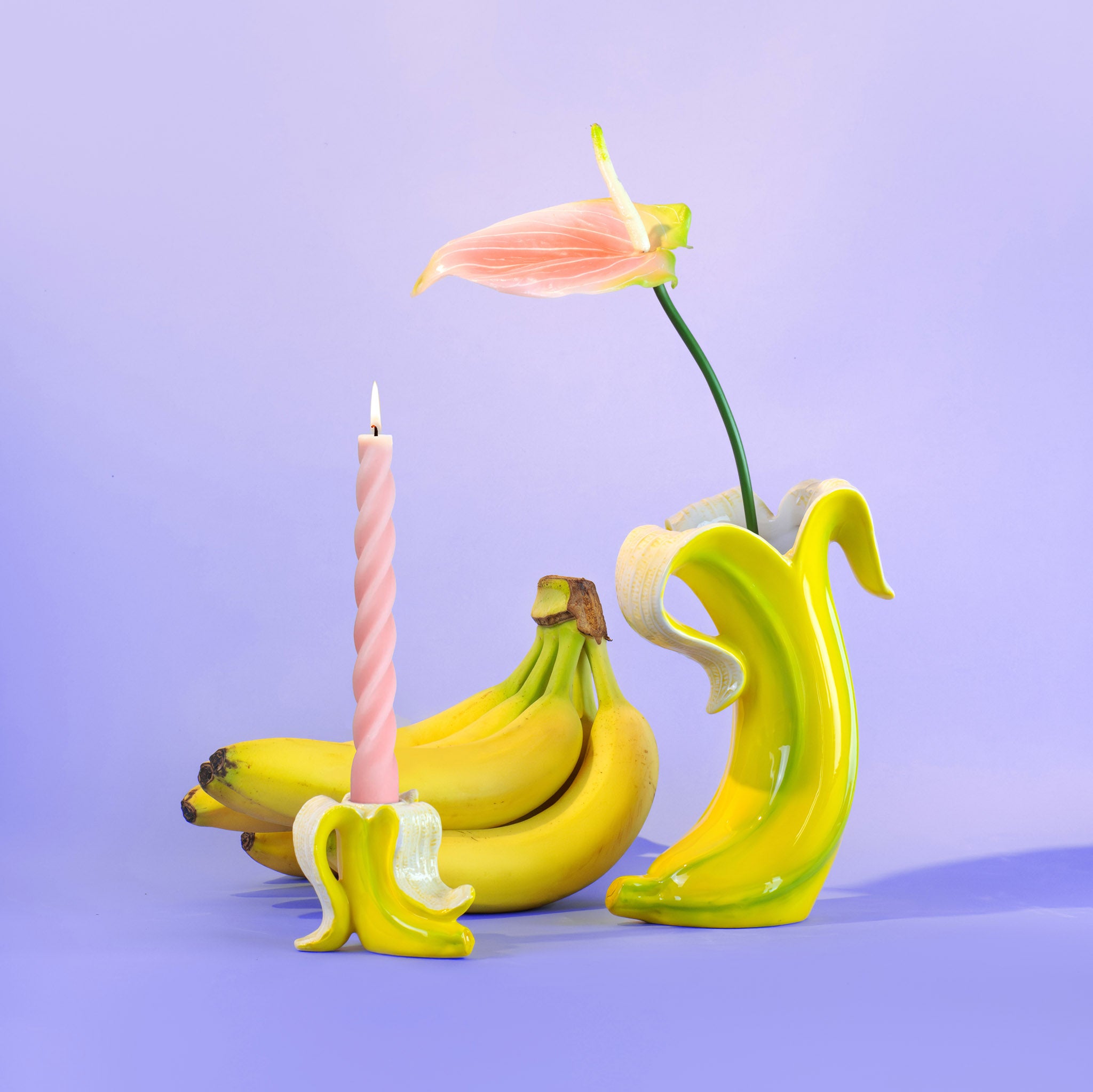 Banana Romance Vase