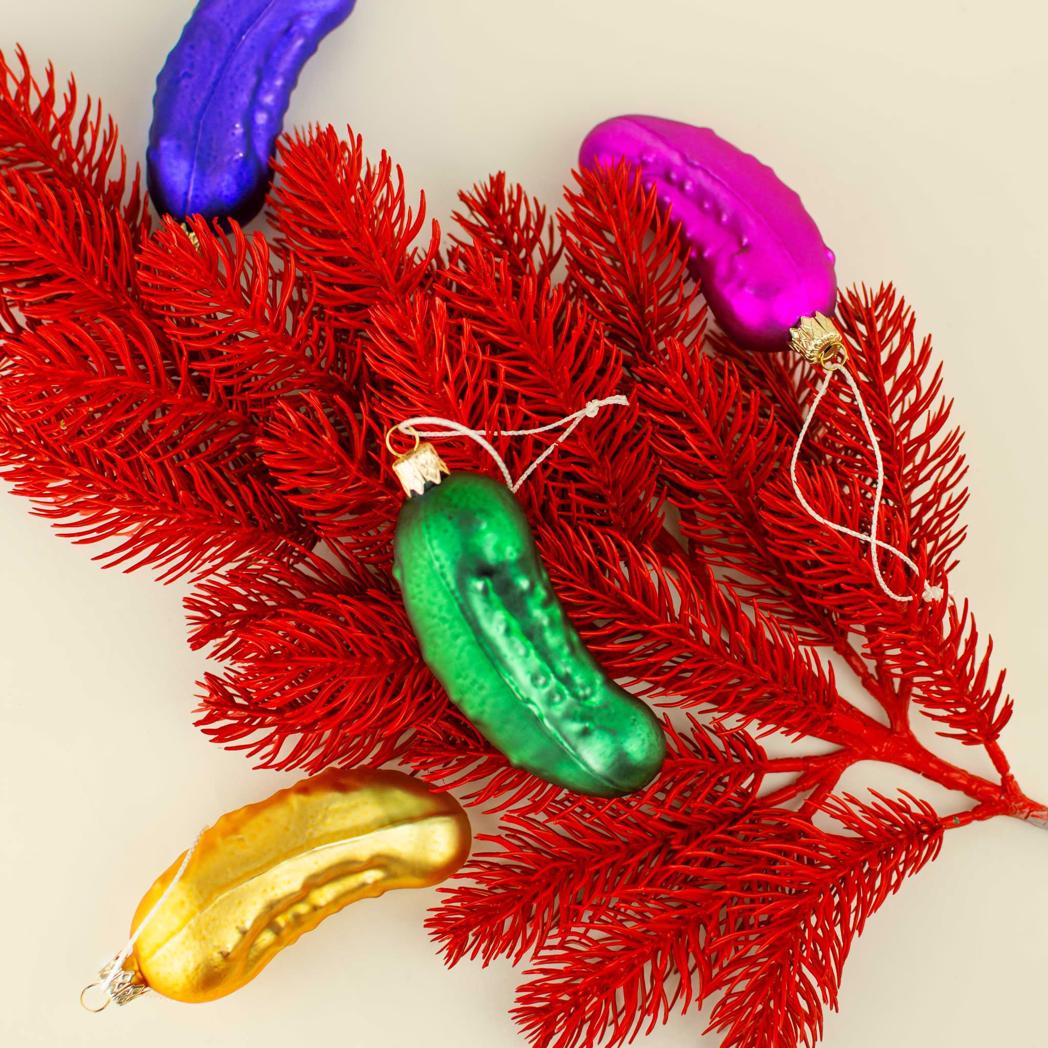 Weihnachtsgurke Gelb