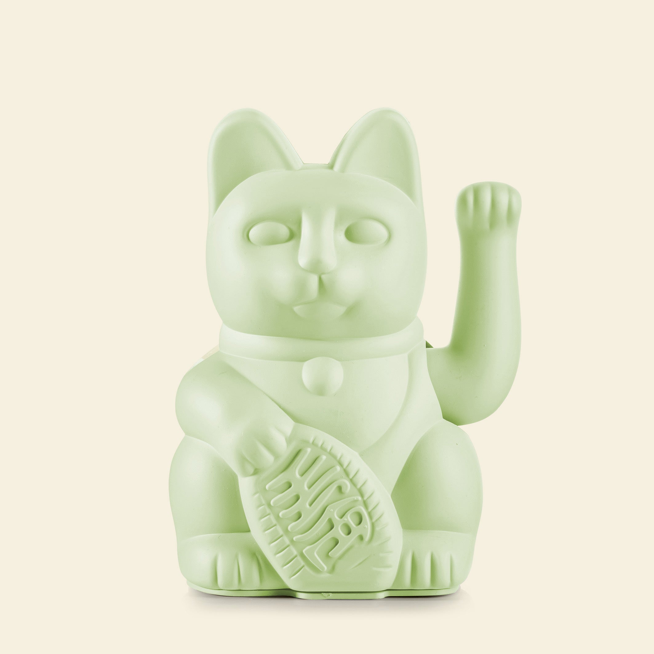 Winkekatze Hellgrün
