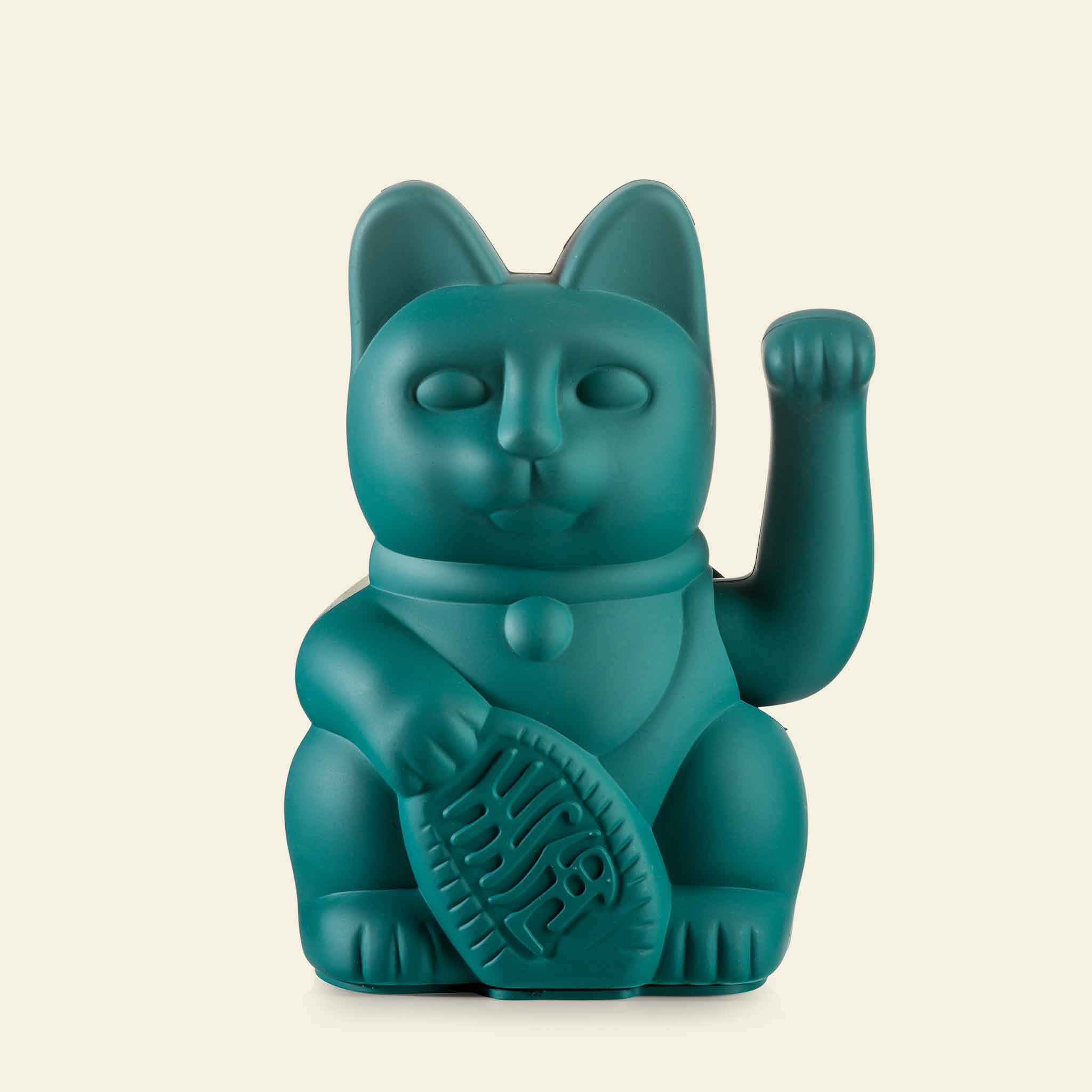 Winkekatze Grün