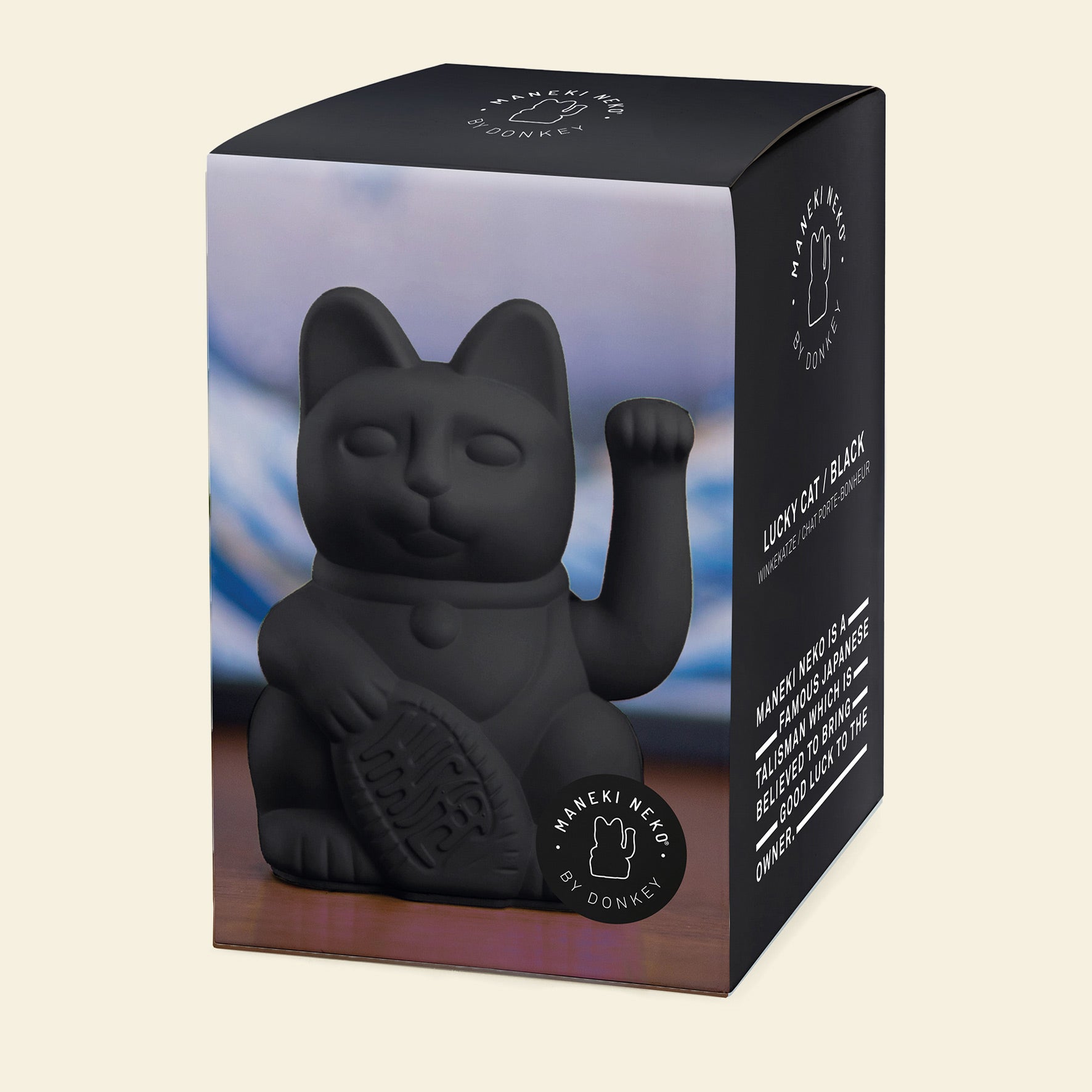 Winkekatze Schwarz