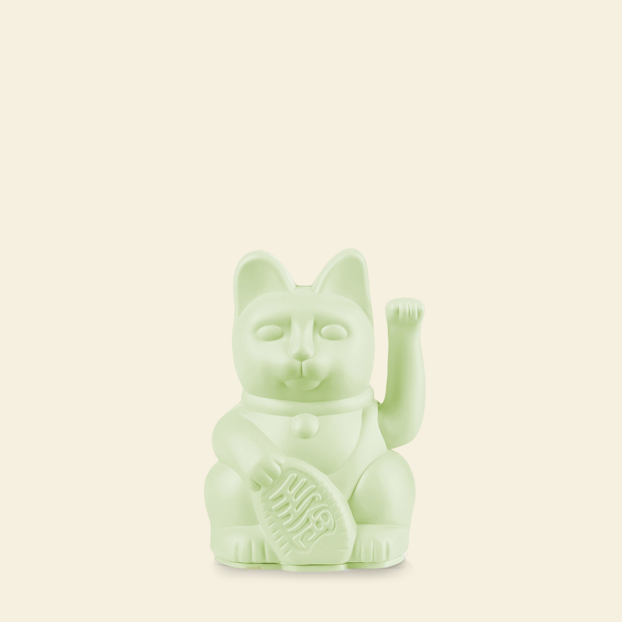 Winkekatze Mini Hellgrün