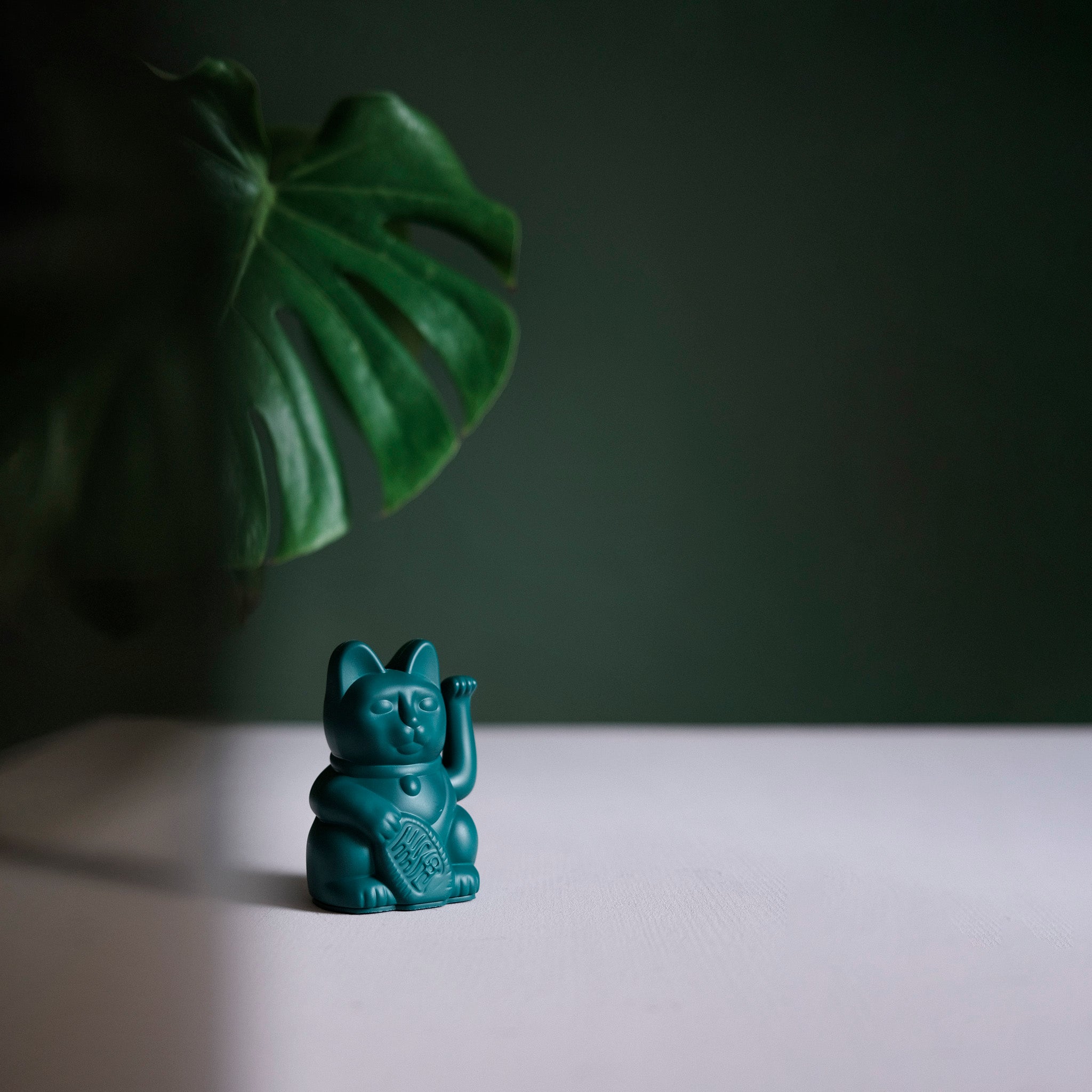 Winkekatze Mini Grün