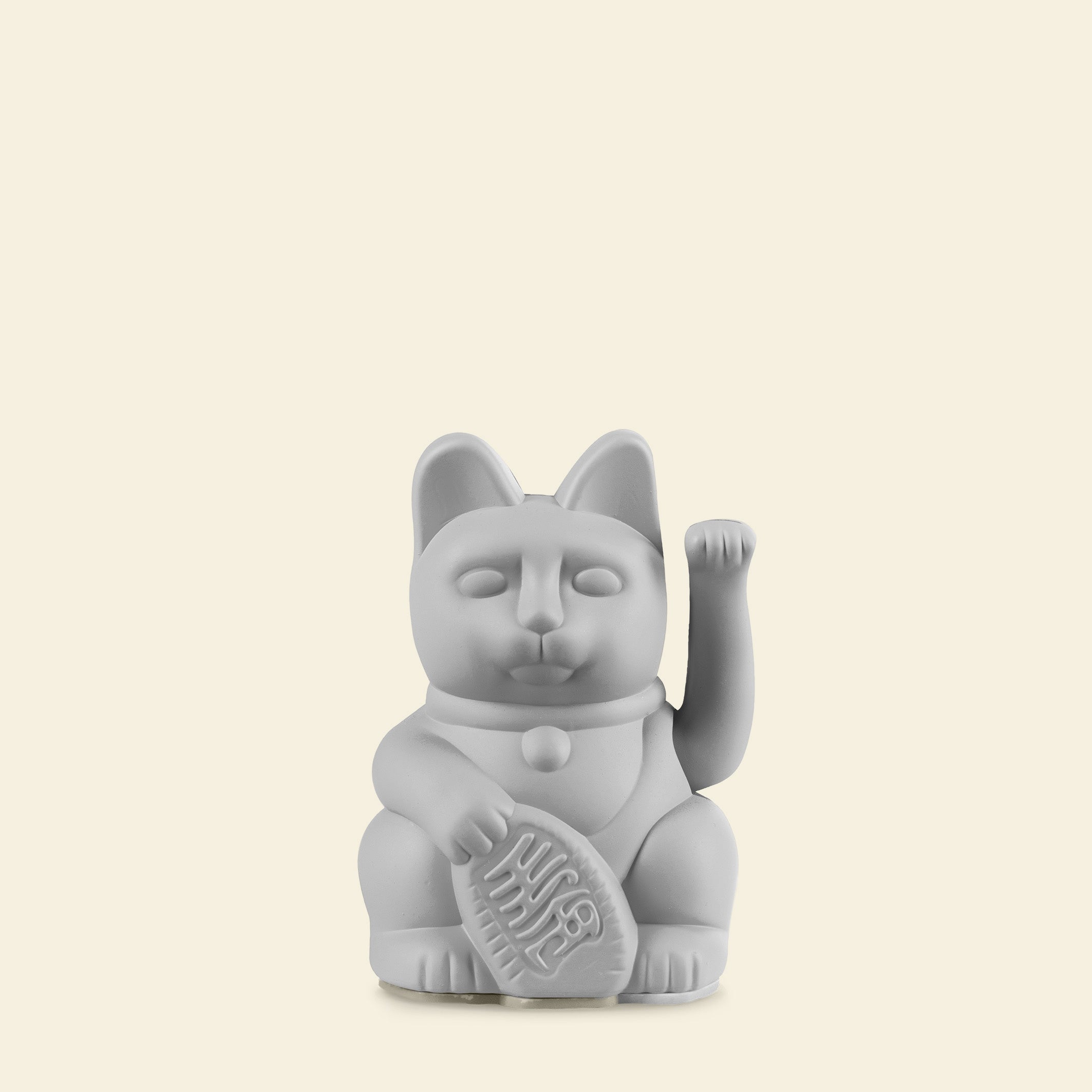 Winkekatze Mini Grau