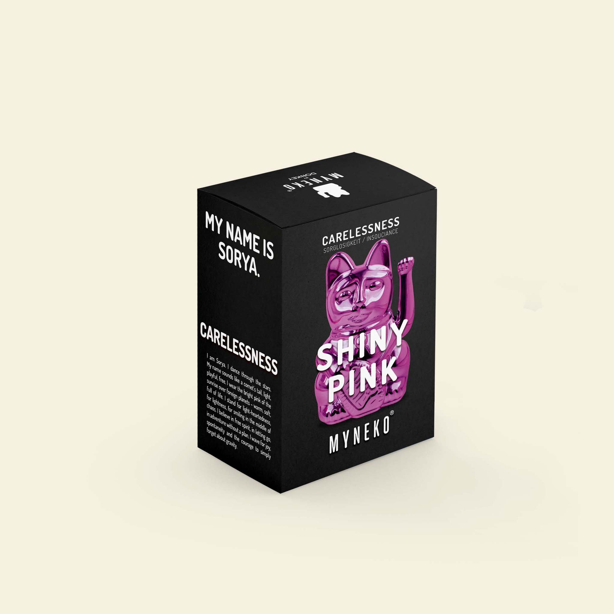 Lucky Cat Shiny Pink Mini „Sorya“