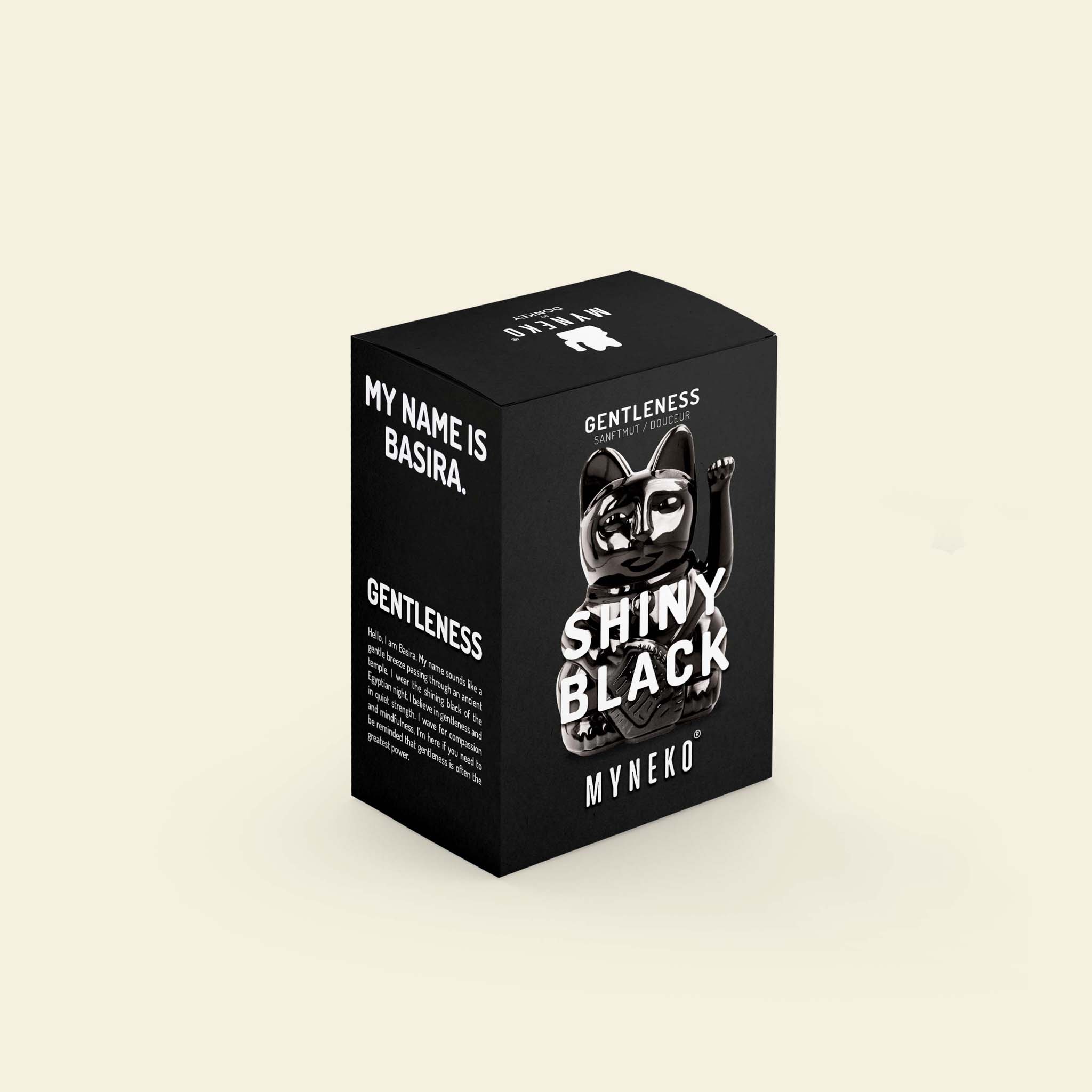 Lucky Cat Shiny Black Mini „Basira“