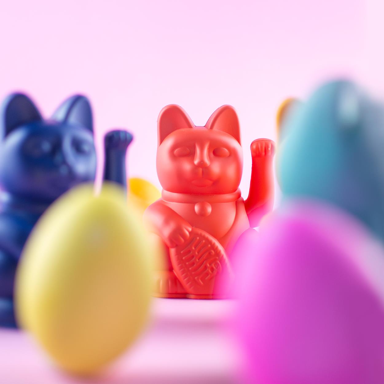 Winkekatze Mini Rot